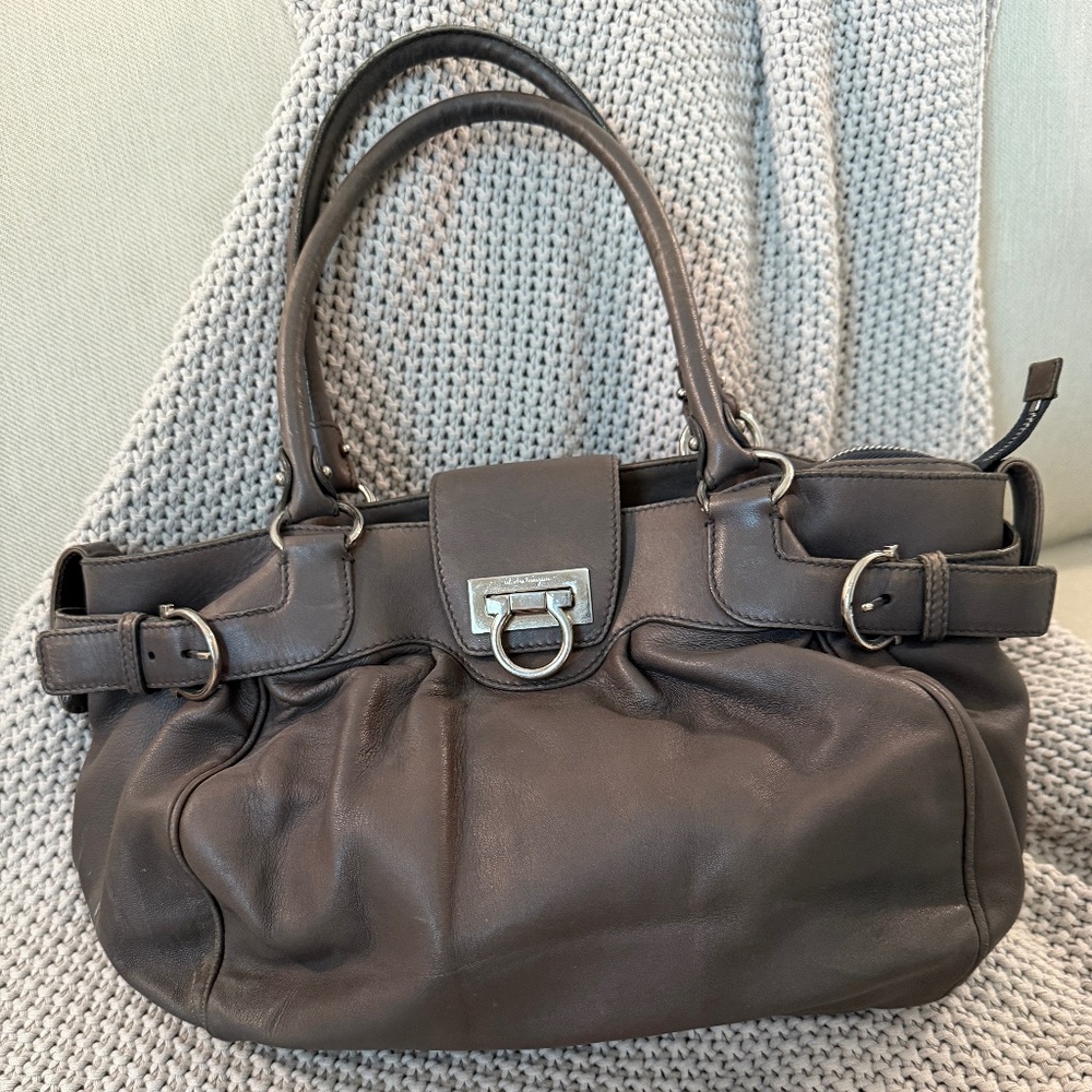 Salvador Ferragamo Gancini Shoulder Bag